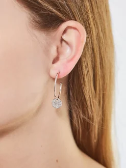 PARFOIS Aros s Con Medallas Plateado Fashion