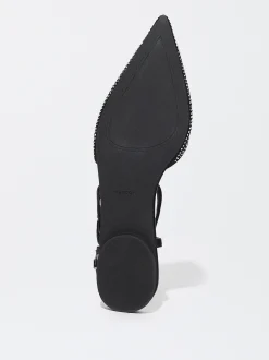 PARFOIS Bailarina Punta Con Glitter Negro Online