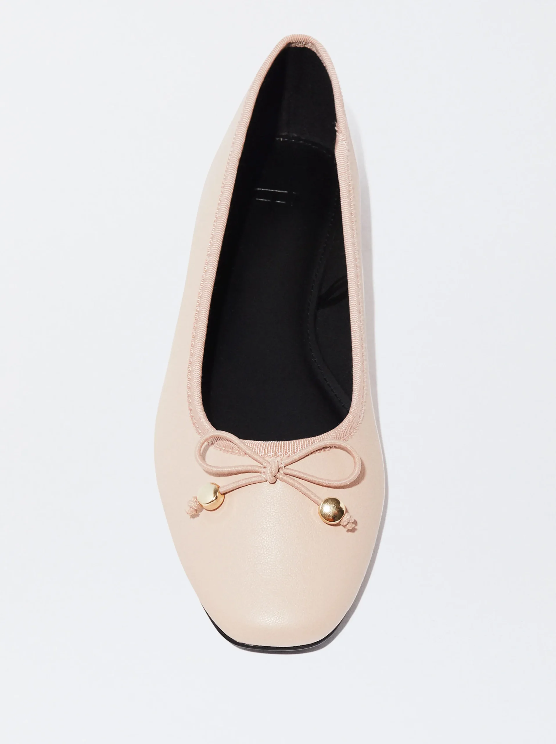 PARFOIS Bailarina Punta Con Lazo Rosa Best Sale