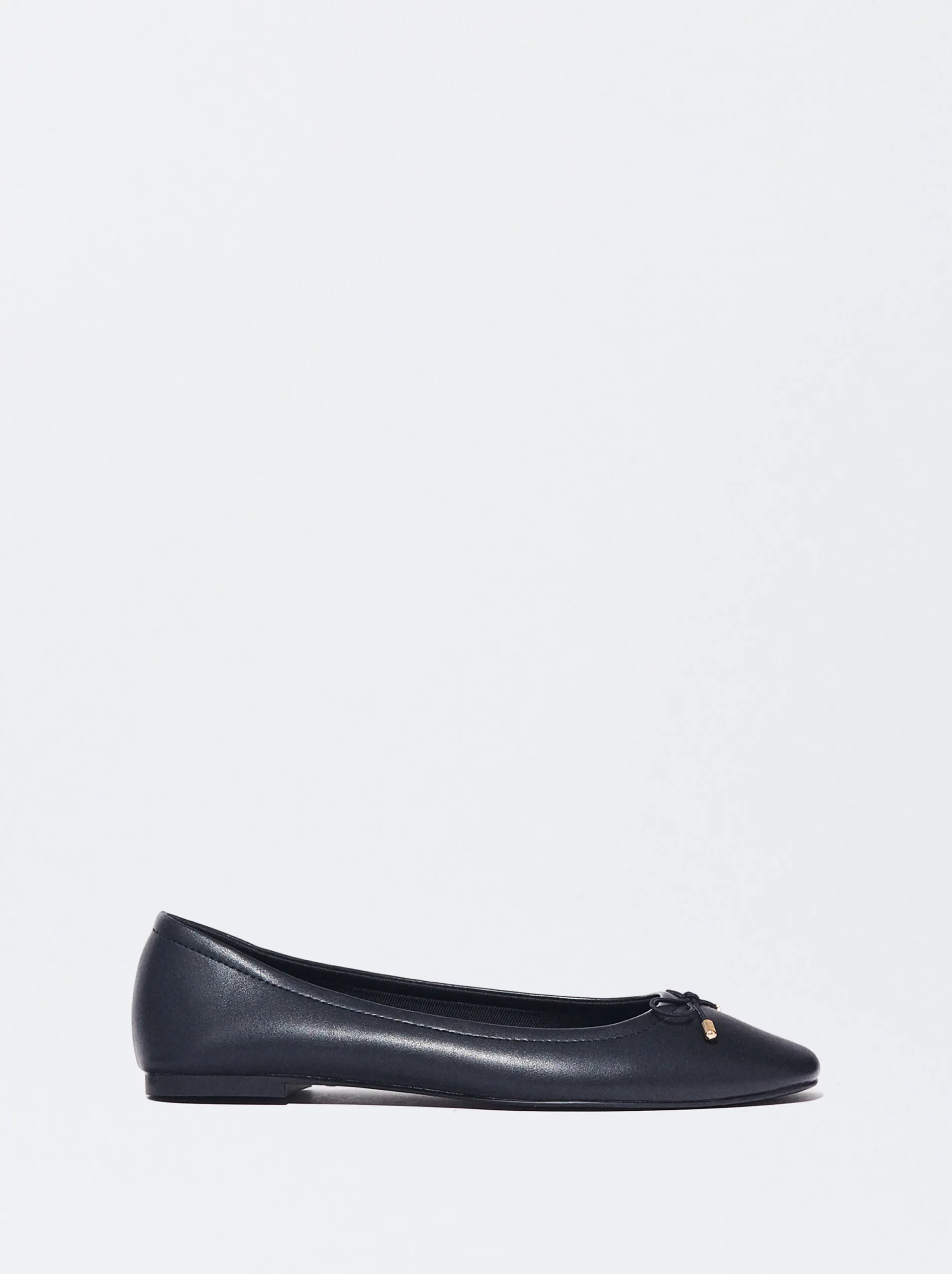 PARFOIS Bailarina Punta Lazo Azul Marino Cheap