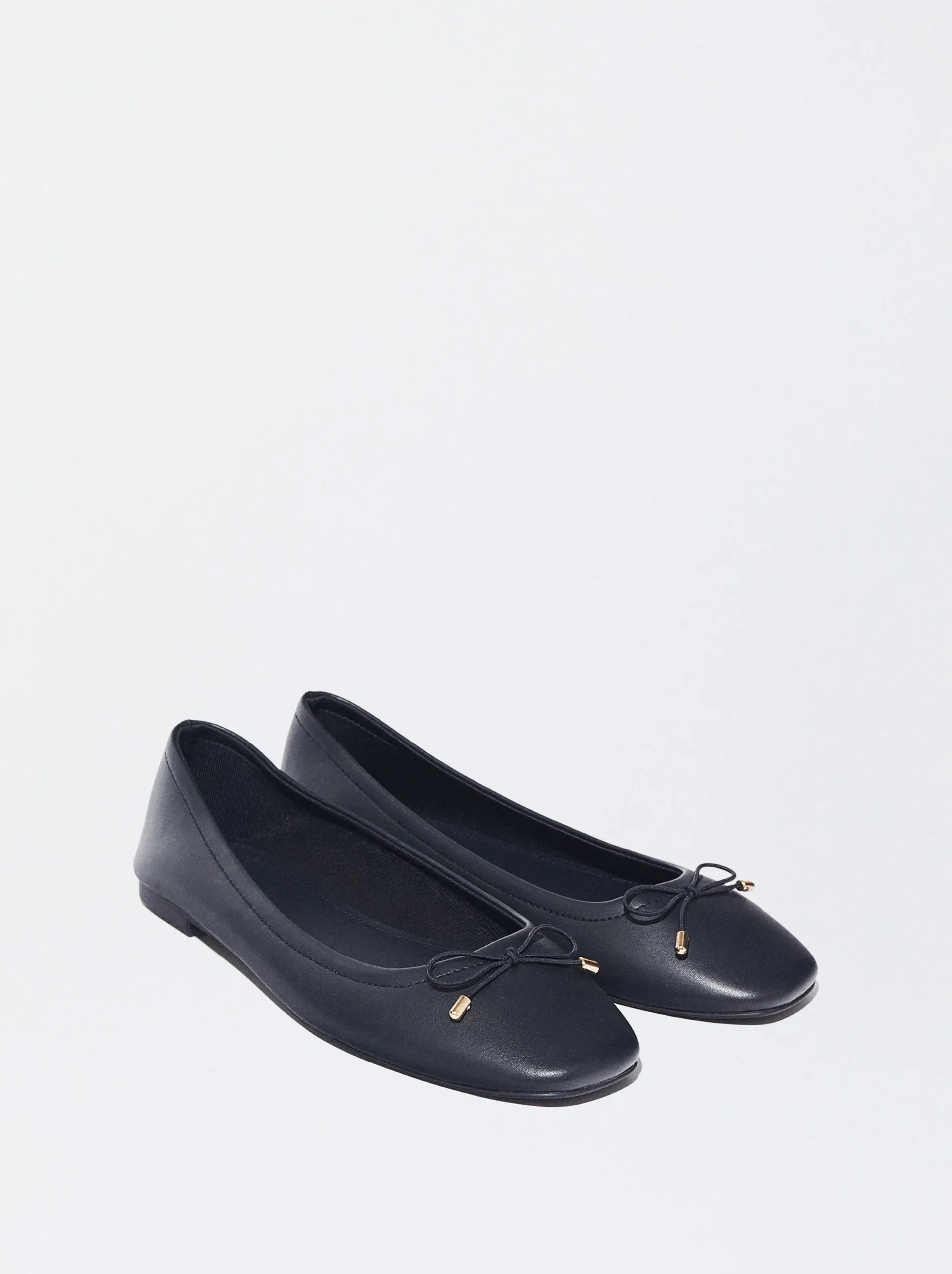 PARFOIS Bailarina Punta Lazo Azul Marino Cheap