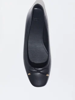 PARFOIS Bailarina Punta Lazo Azul Marino Cheap