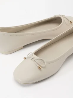 PARFOIS Bailarinas Con Lazo Blanco Hot