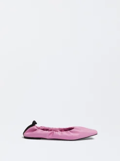 PARFOIS Bailarinas Nylon Estampado Animal Rosa Fashion