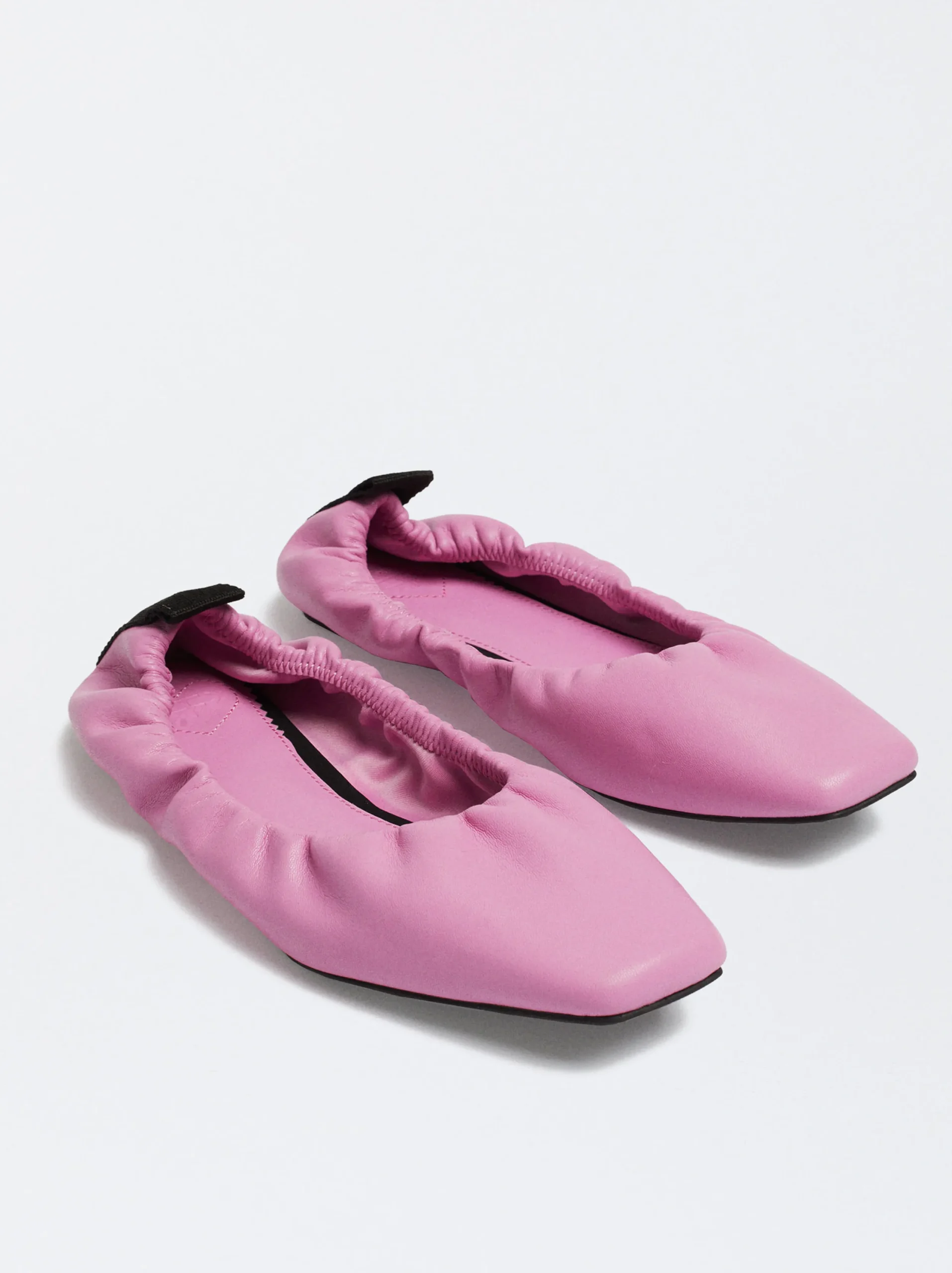 PARFOIS Bailarinas Nylon Estampado Animal Rosa Fashion