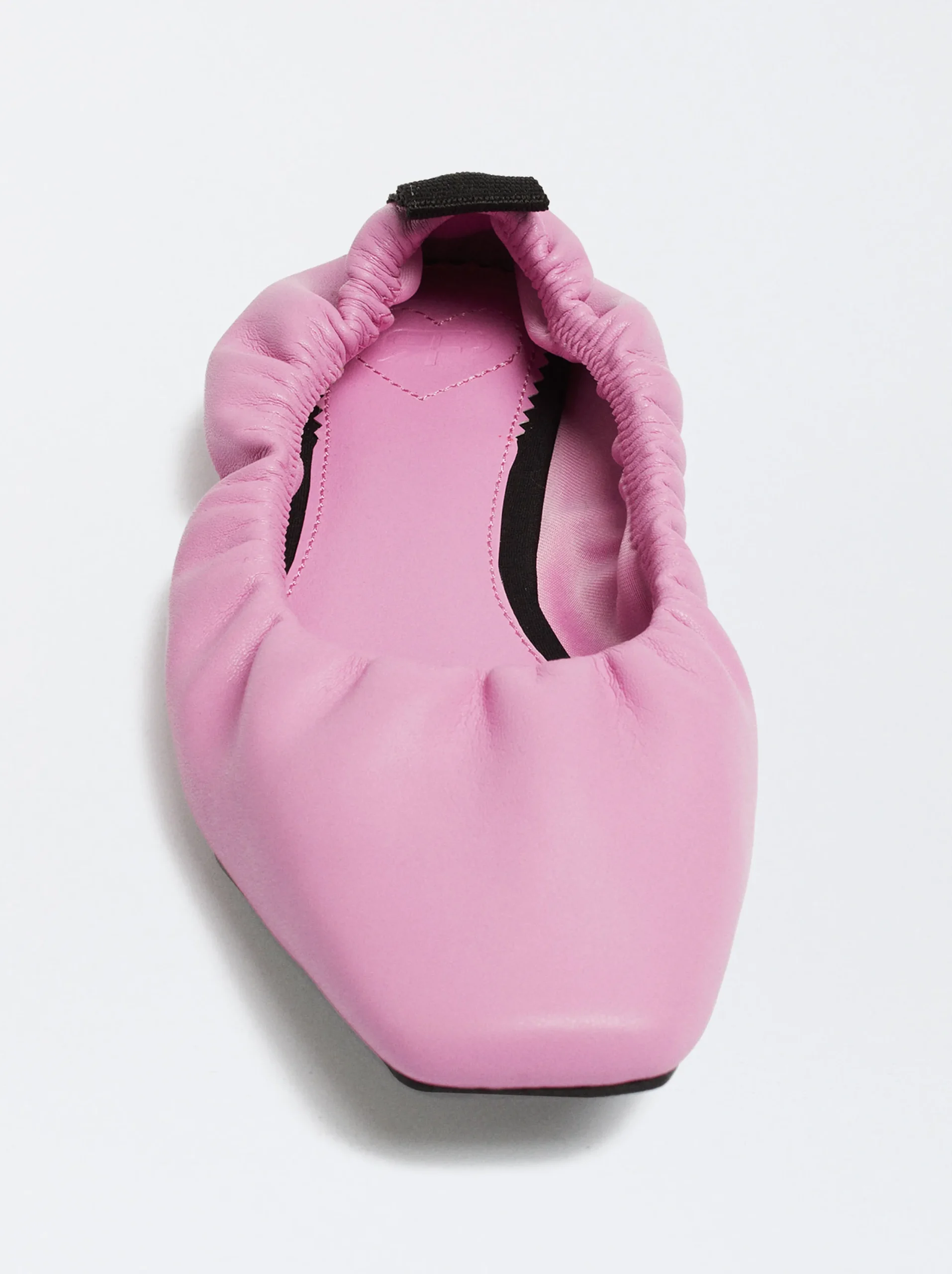 PARFOIS Bailarinas Nylon Estampado Animal Rosa Fashion