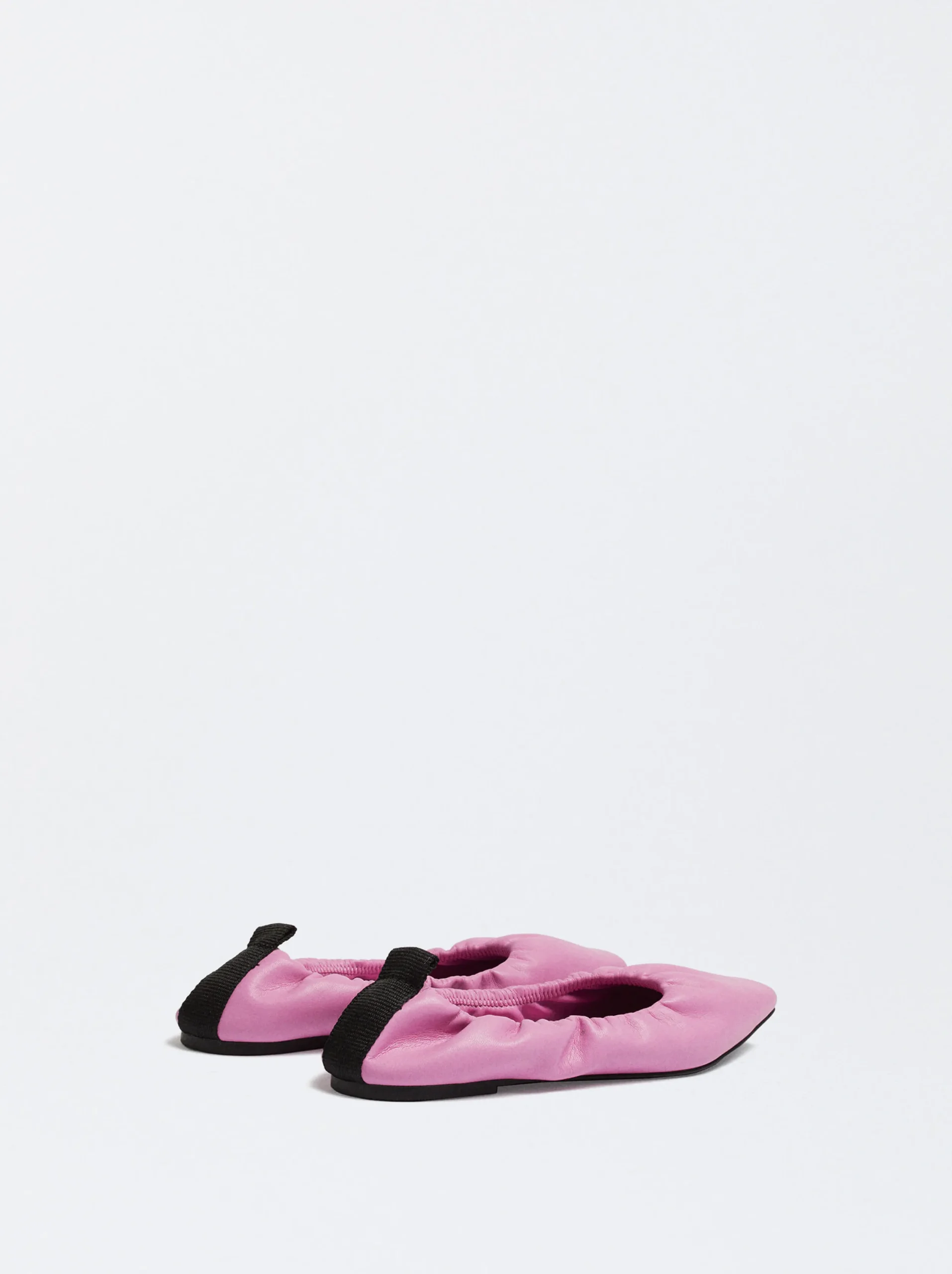PARFOIS Bailarinas Nylon Estampado Animal Rosa Fashion