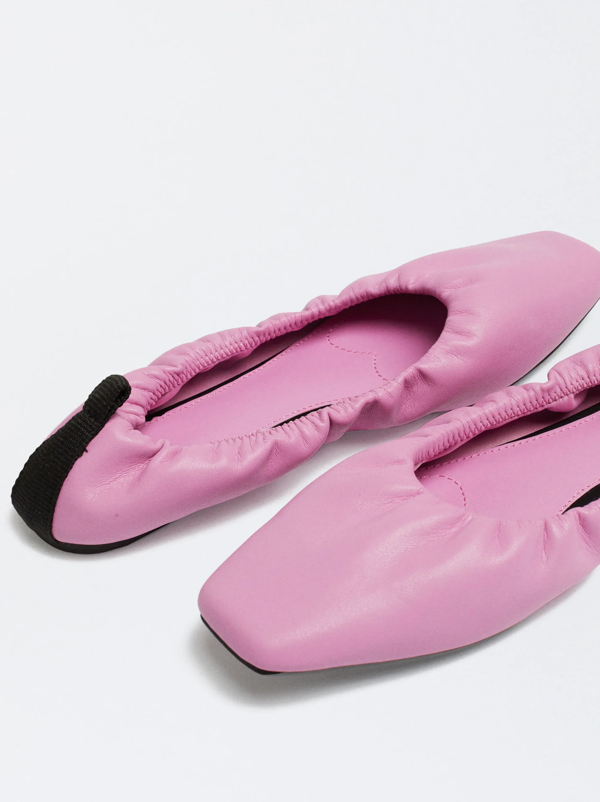 PARFOIS Bailarinas Nylon Estampado Animal Rosa Fashion