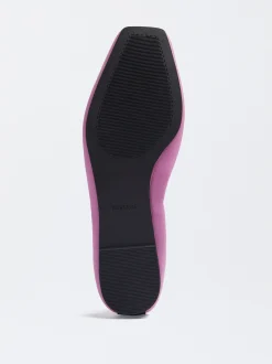 PARFOIS Bailarinas Nylon Estampado Animal Rosa Fashion