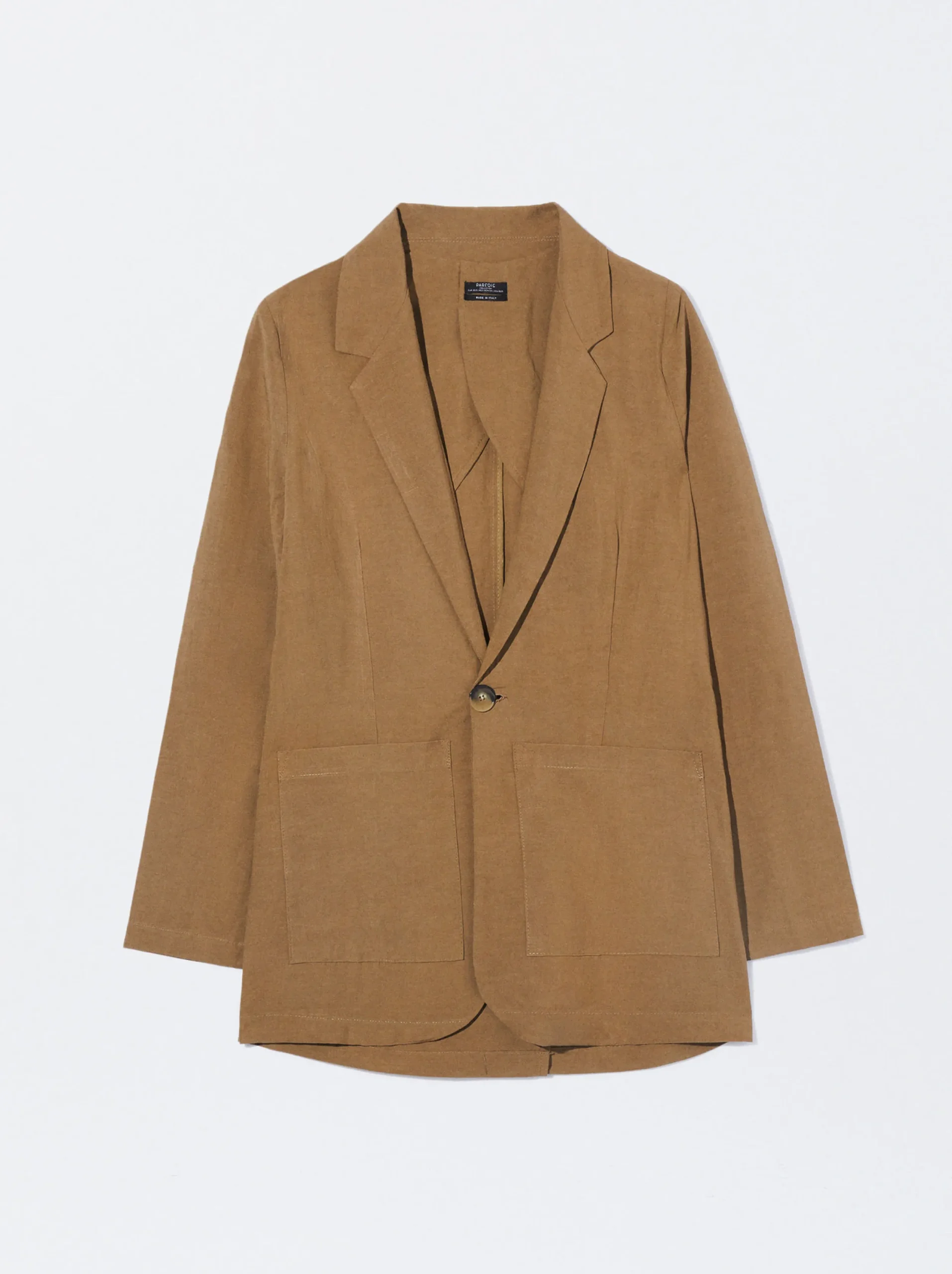 PARFOIS Blazer Lino Caqui Outlet