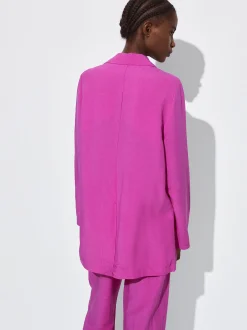 PARFOIS Blazer Lino Fucsia New