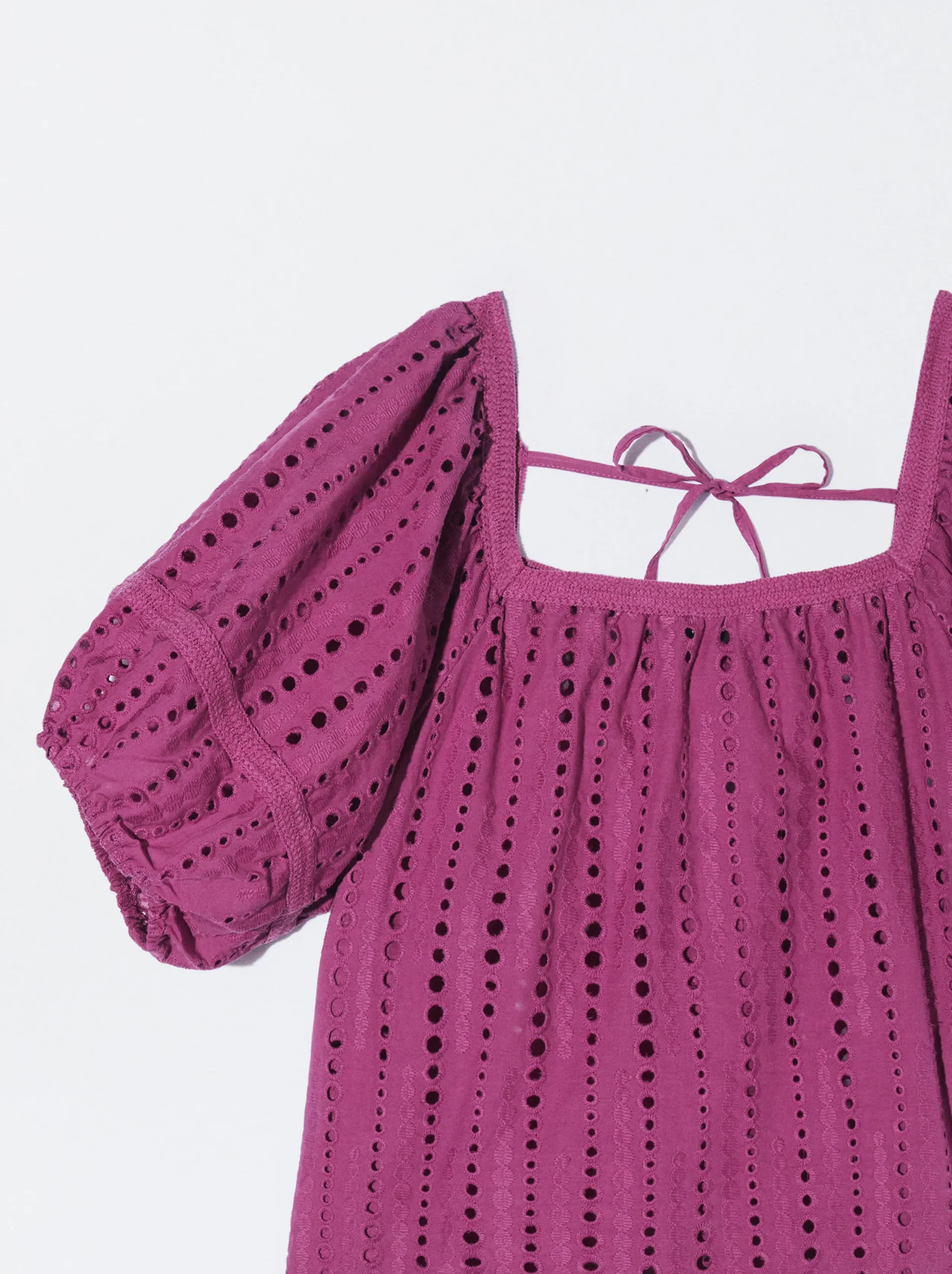 PARFOIS Blusa Con Bordados Violeta Online