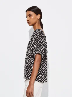 PARFOIS Blusa Con Bordados Negro Fashion