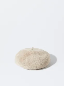 PARFOIS Boina Con Pelo Marrón Sale