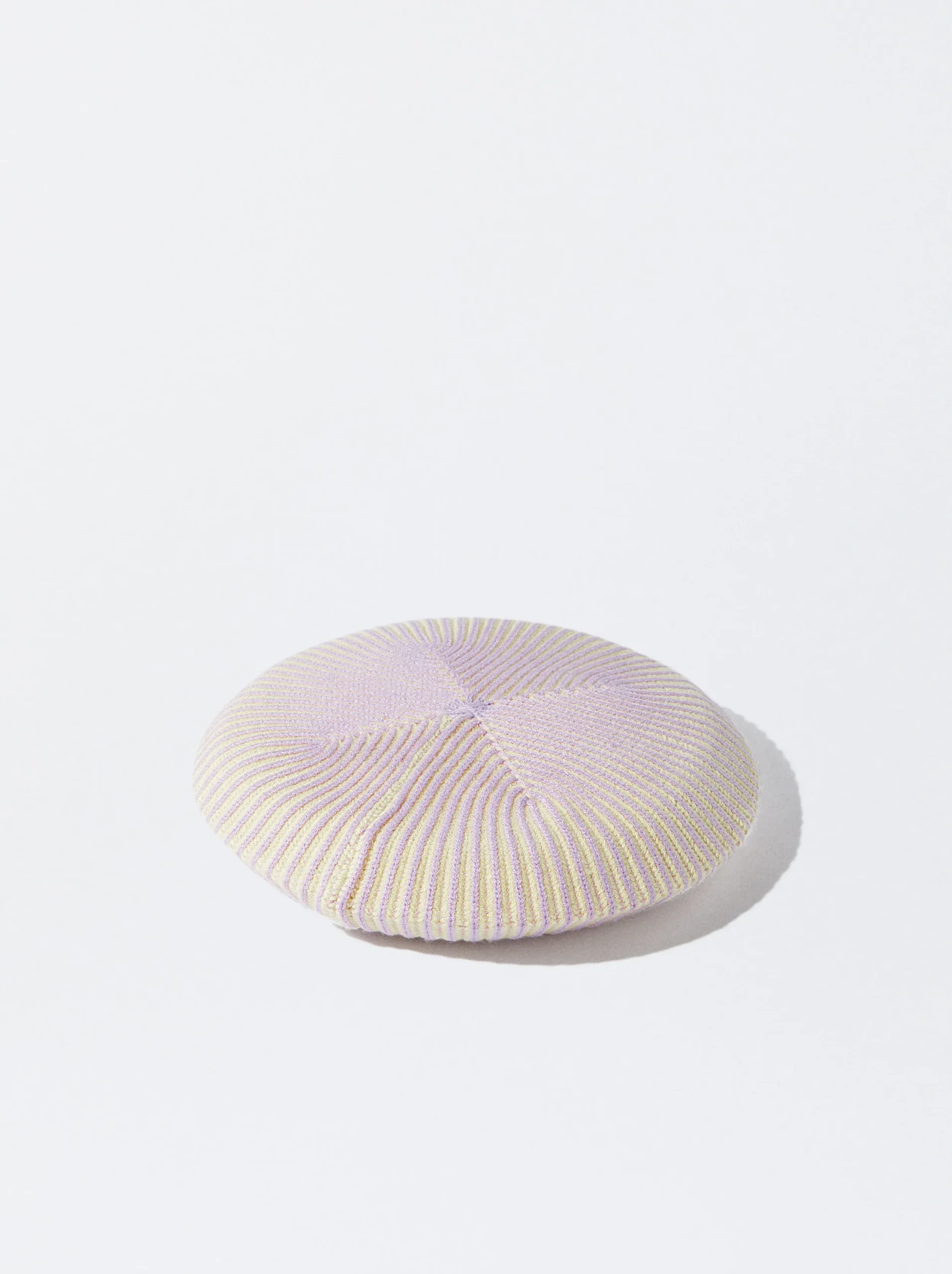 PARFOIS Boina De Punto Violeta New