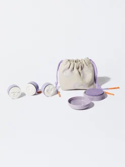 PARFOIS Bolsa Con Sellos Violeta Hot