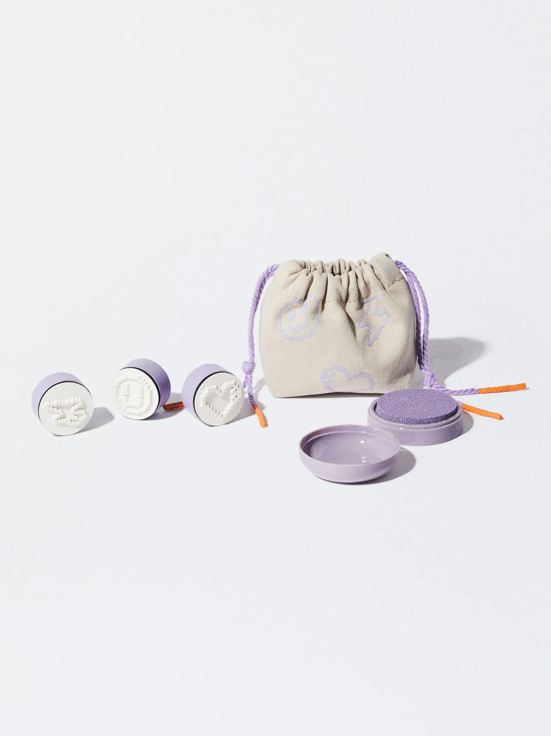 PARFOIS Bolsa Con Sellos Violeta Hot