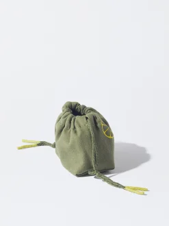 PARFOIS Bolsa Con Sellos Caqui Fashion