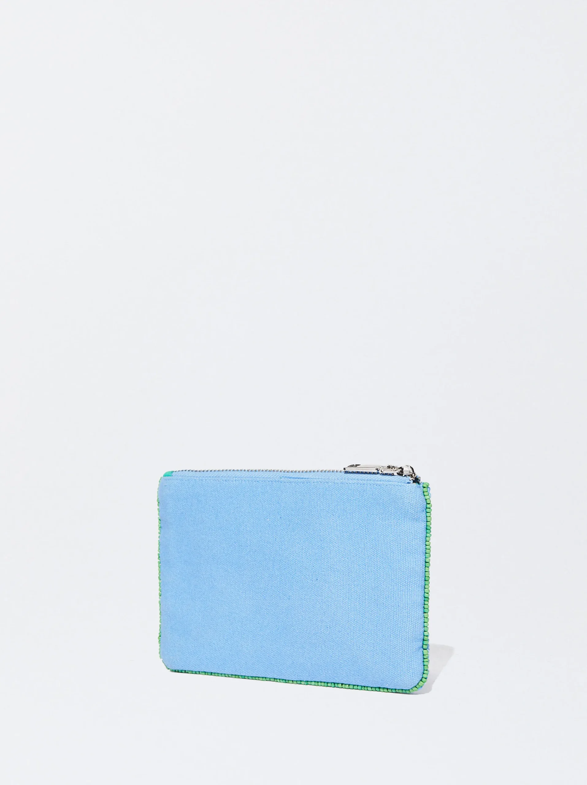 PARFOIS Bolso Con Abalorios Azul Shop