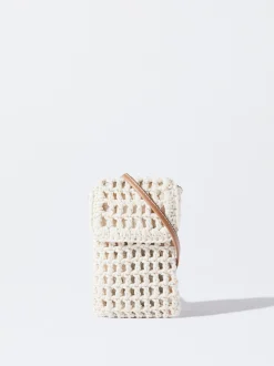 PARFOIS Bolso Móvil Crochet Crudo Cheap