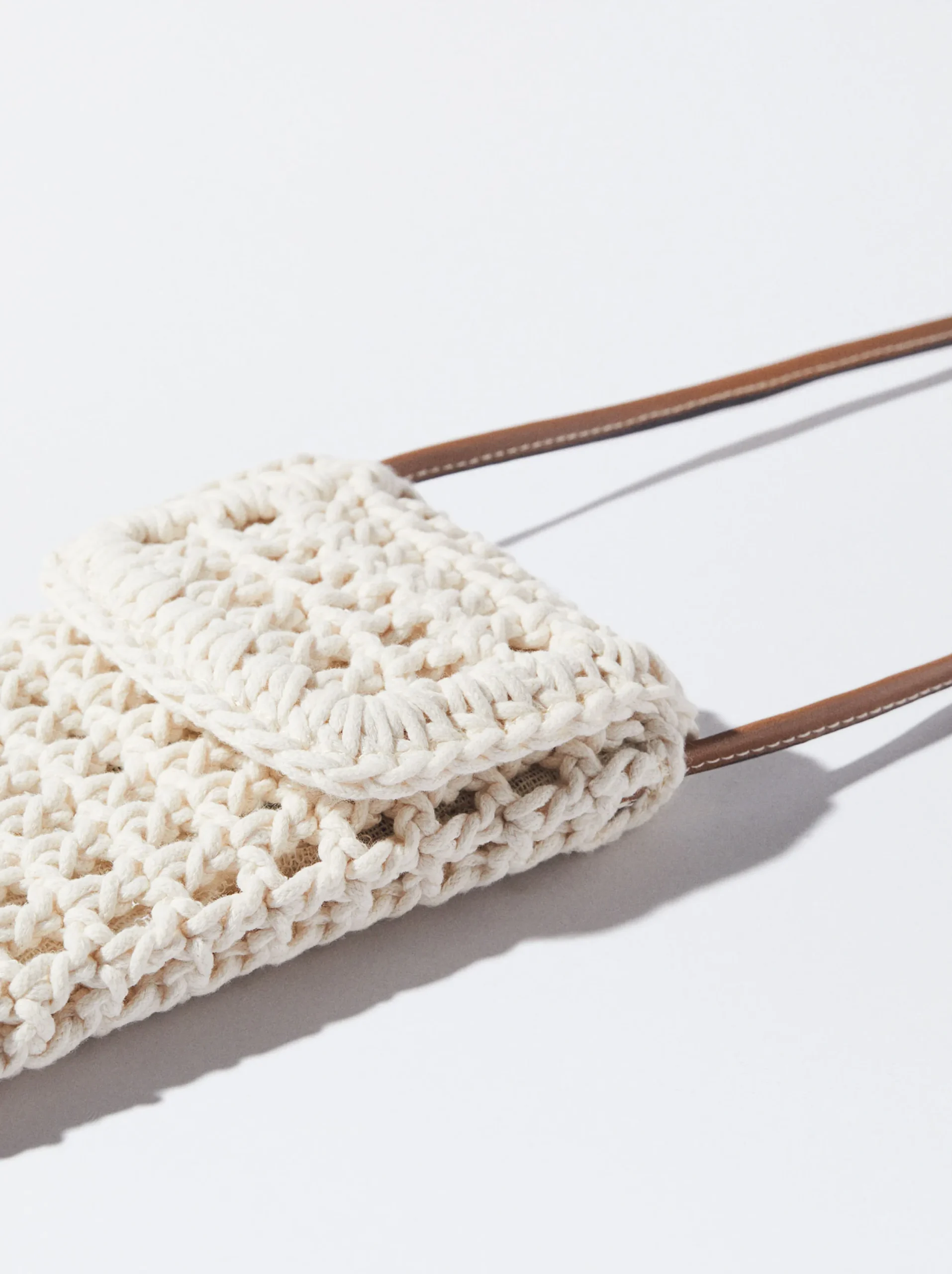 PARFOIS Bolso Móvil Crochet Crudo Cheap