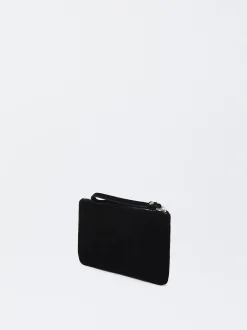 PARFOIS Bolso Multiusos De Ante Negro Cheap