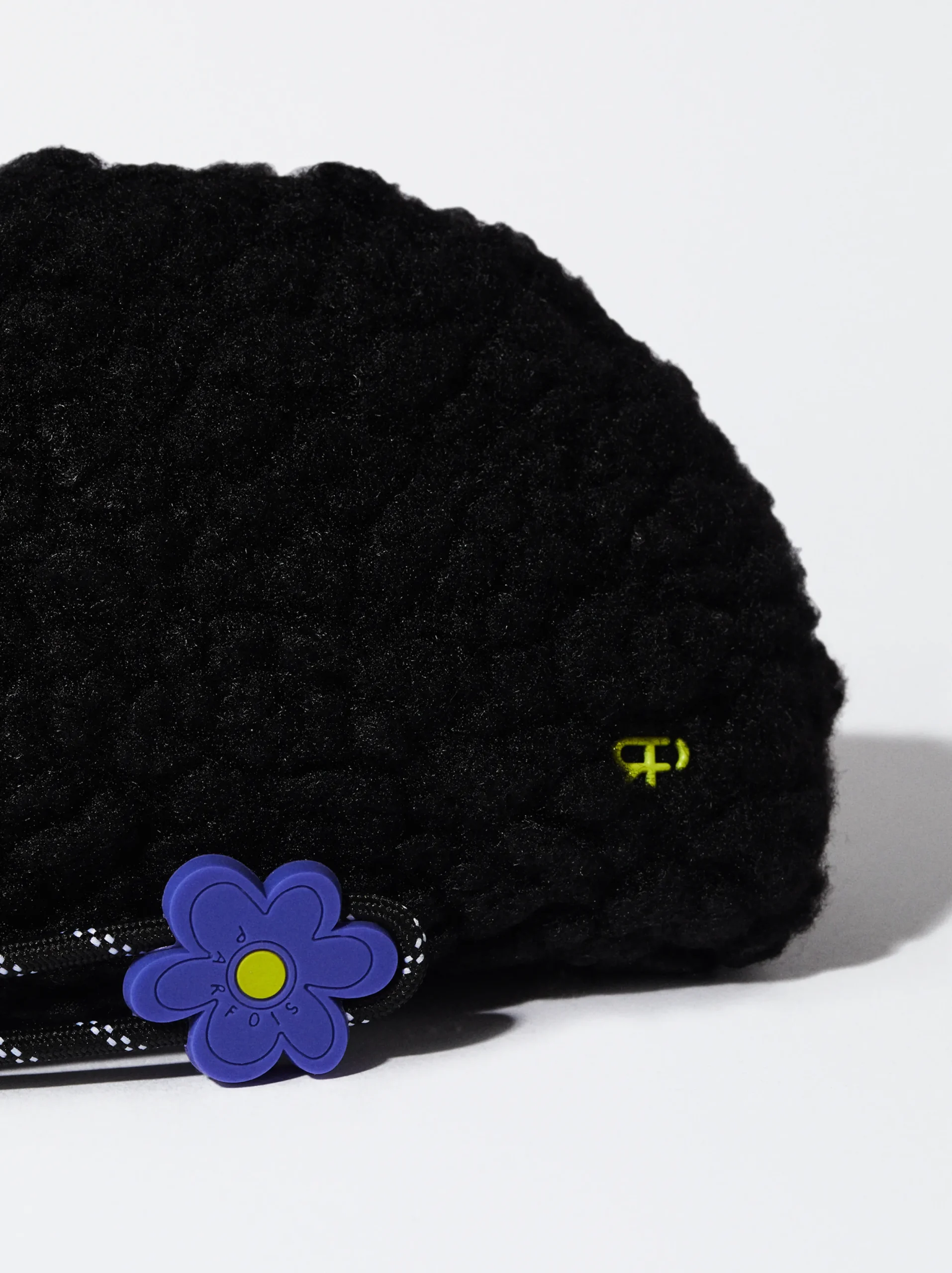 PARFOIS Bolso Multiusos Efecto Pelo Negro Best Sale
