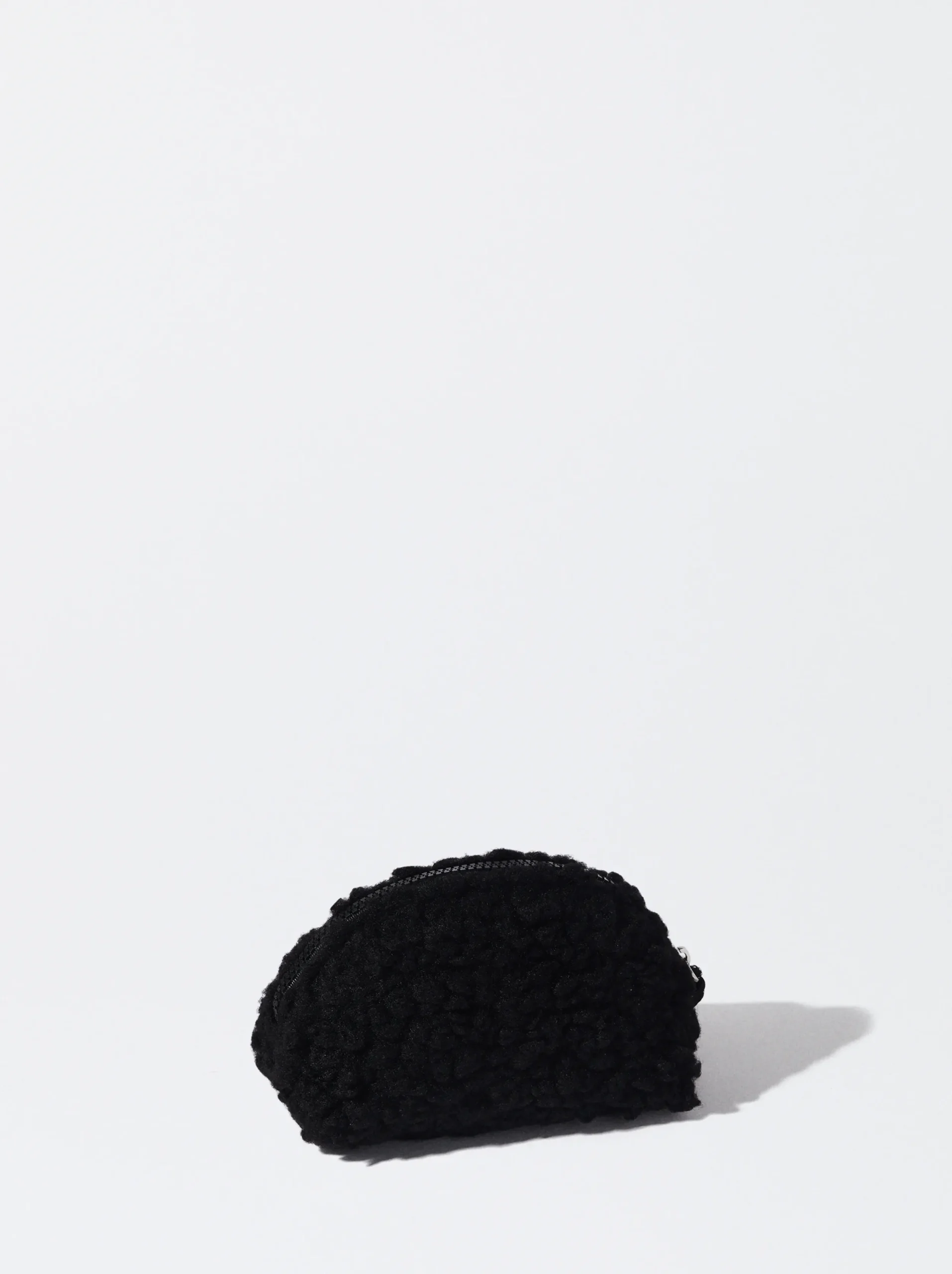PARFOIS Bolso Multiusos Efecto Pelo Negro Best Sale