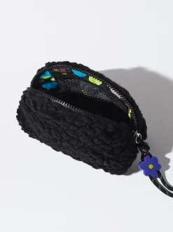 PARFOIS Bolso Multiusos Efecto Pelo Negro Best Sale