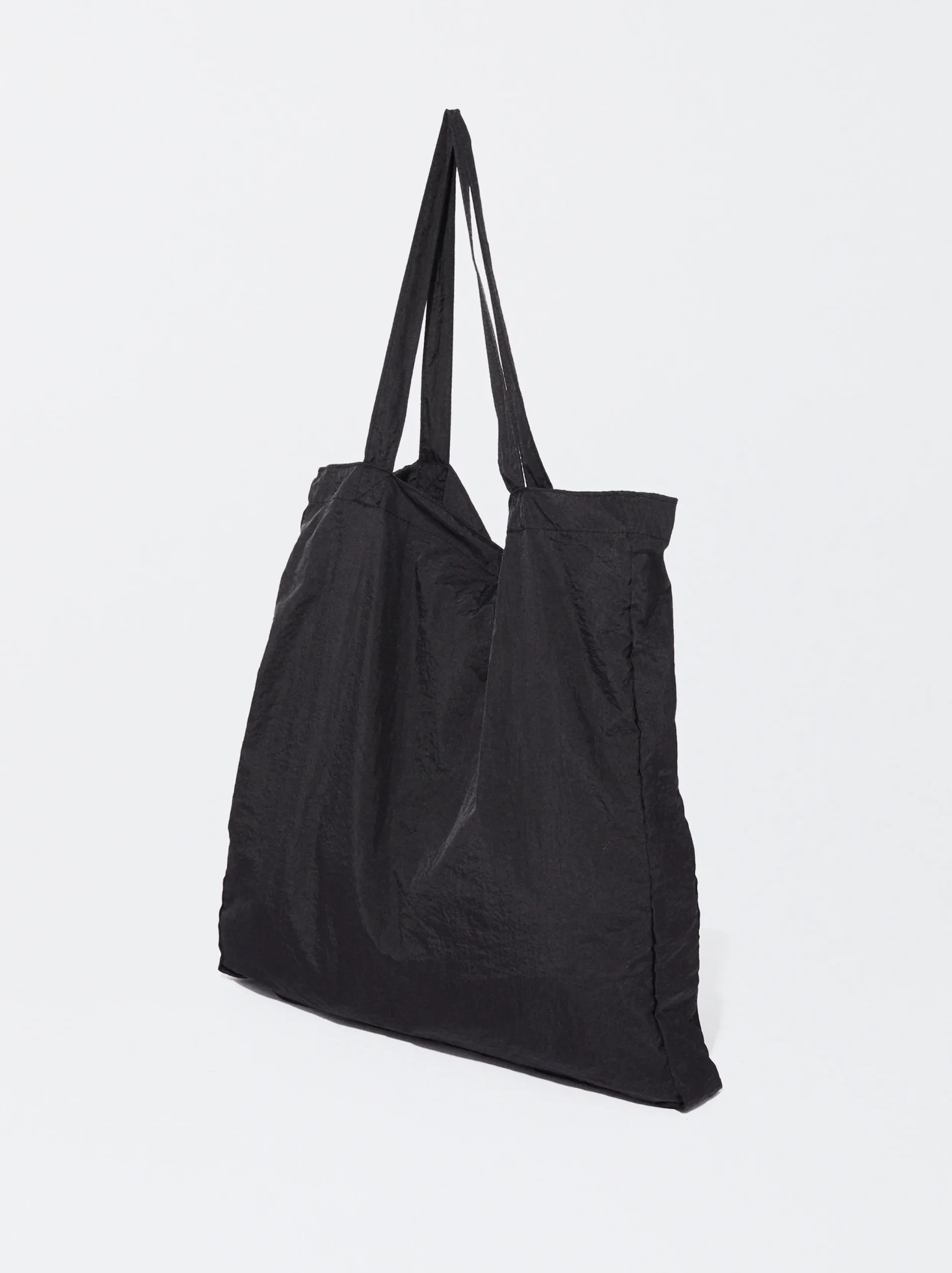 PARFOIS Bolso Multiusos Nylon Estampado Negro Cheap