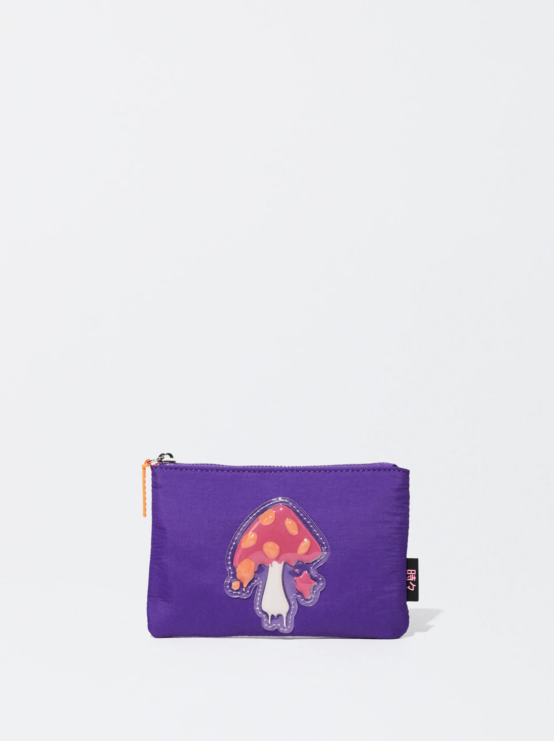 PARFOIS Bolso Multiusos Nylon Estampado Violeta Flash Sale