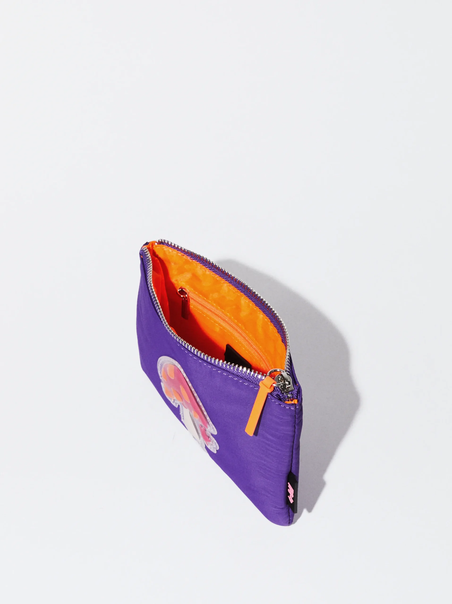 PARFOIS Bolso Multiusos Nylon Estampado Violeta Flash Sale