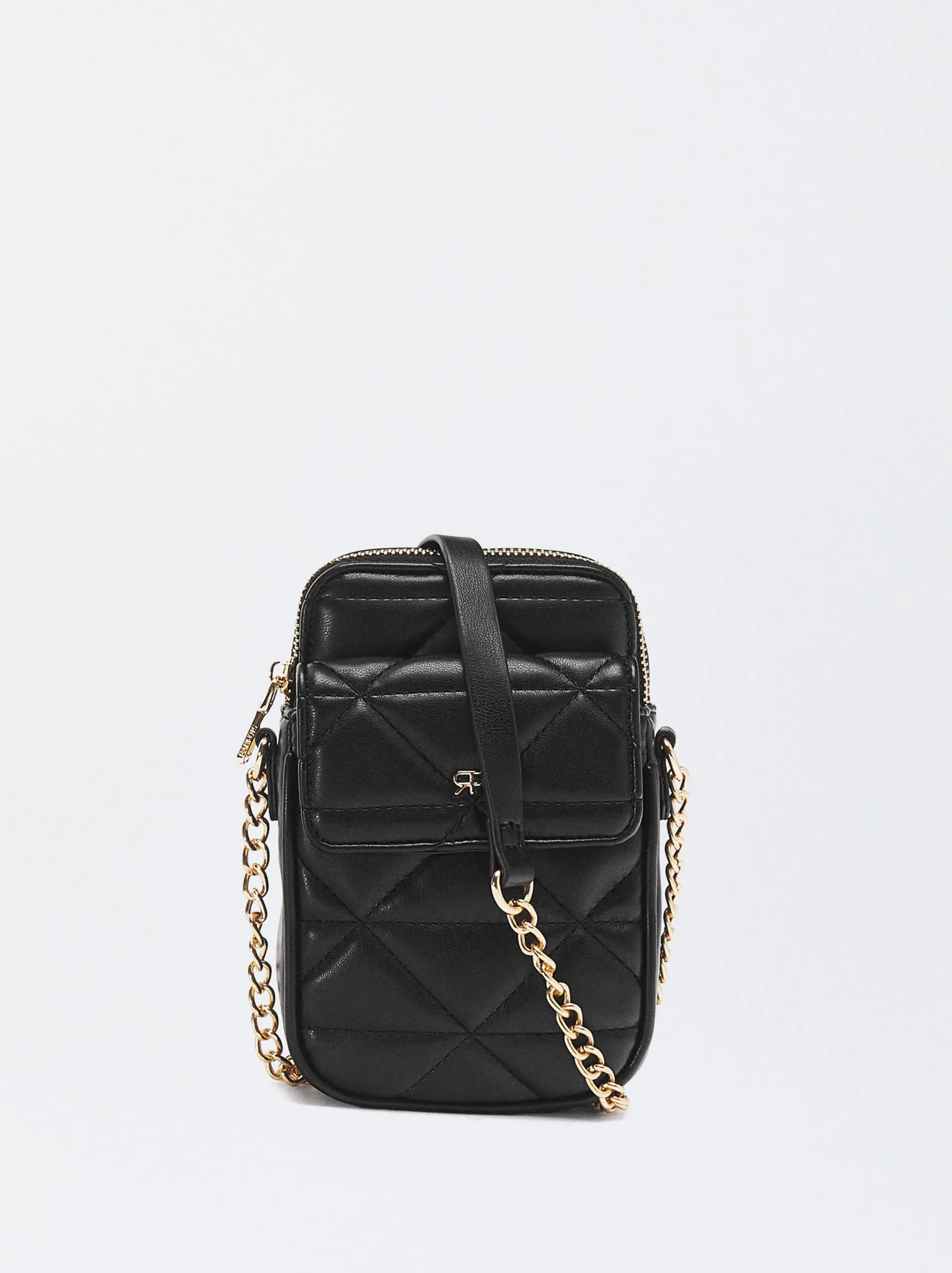 PARFOIS Bolso Para Móvil Acolchado Negro Best Sale