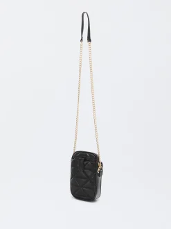PARFOIS Bolso Para Móvil Acolchado Negro Best Sale