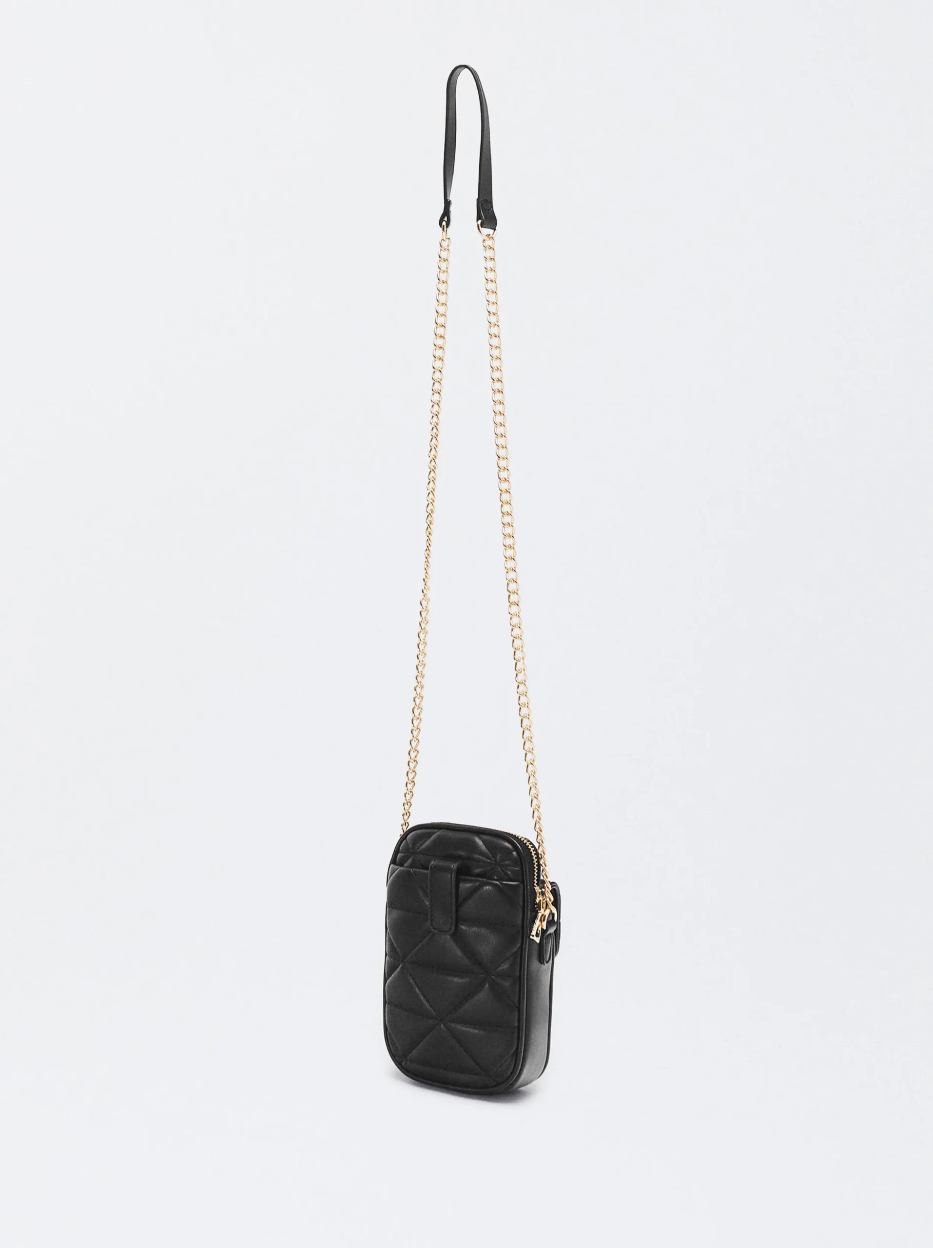 PARFOIS Bolso Para Móvil Acolchado Negro Best Sale