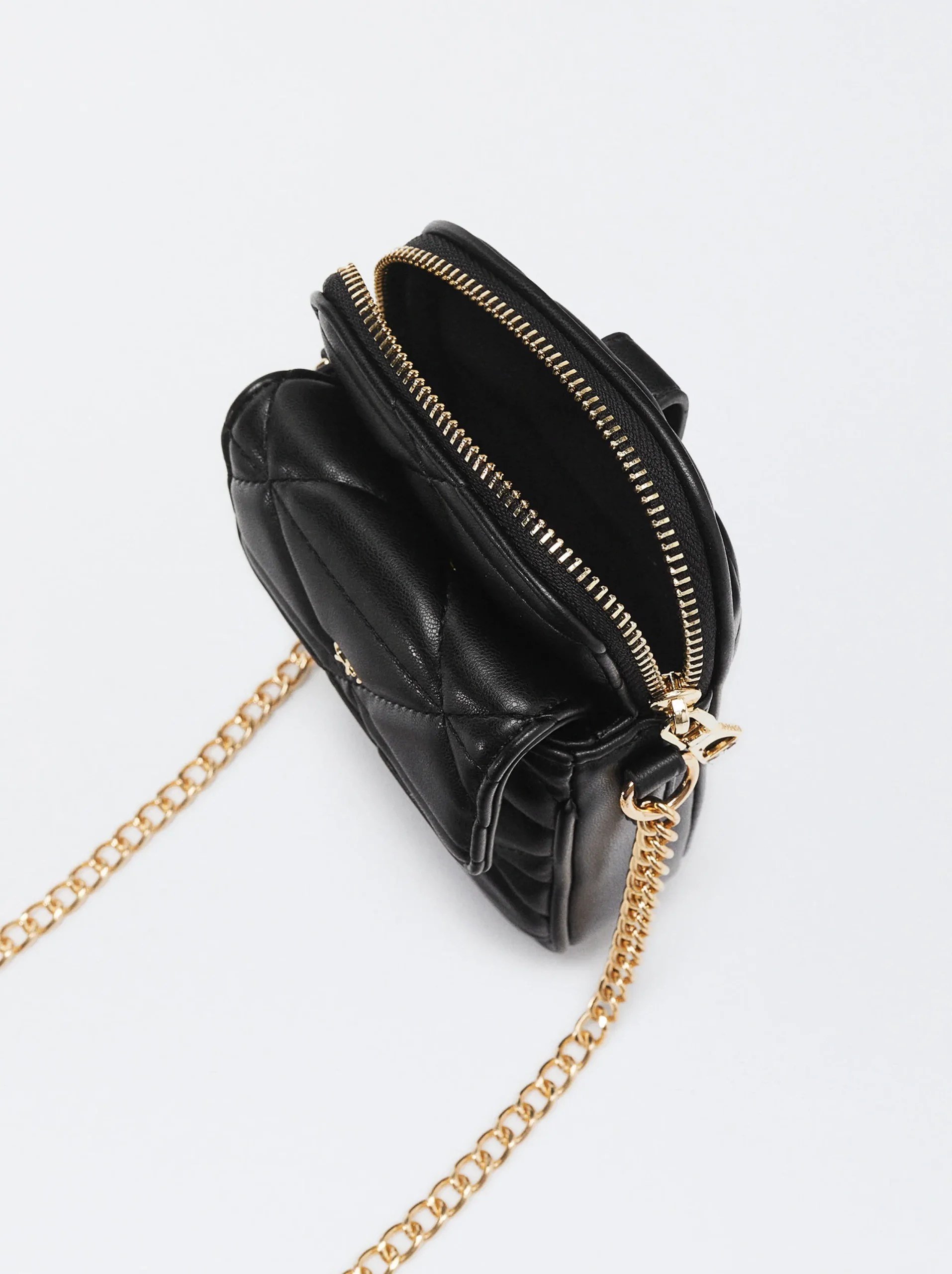 PARFOIS Bolso Para Móvil Acolchado Negro Best Sale