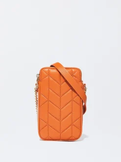 PARFOIS Bolso Para Móvil Acolchado Naranja Cheap