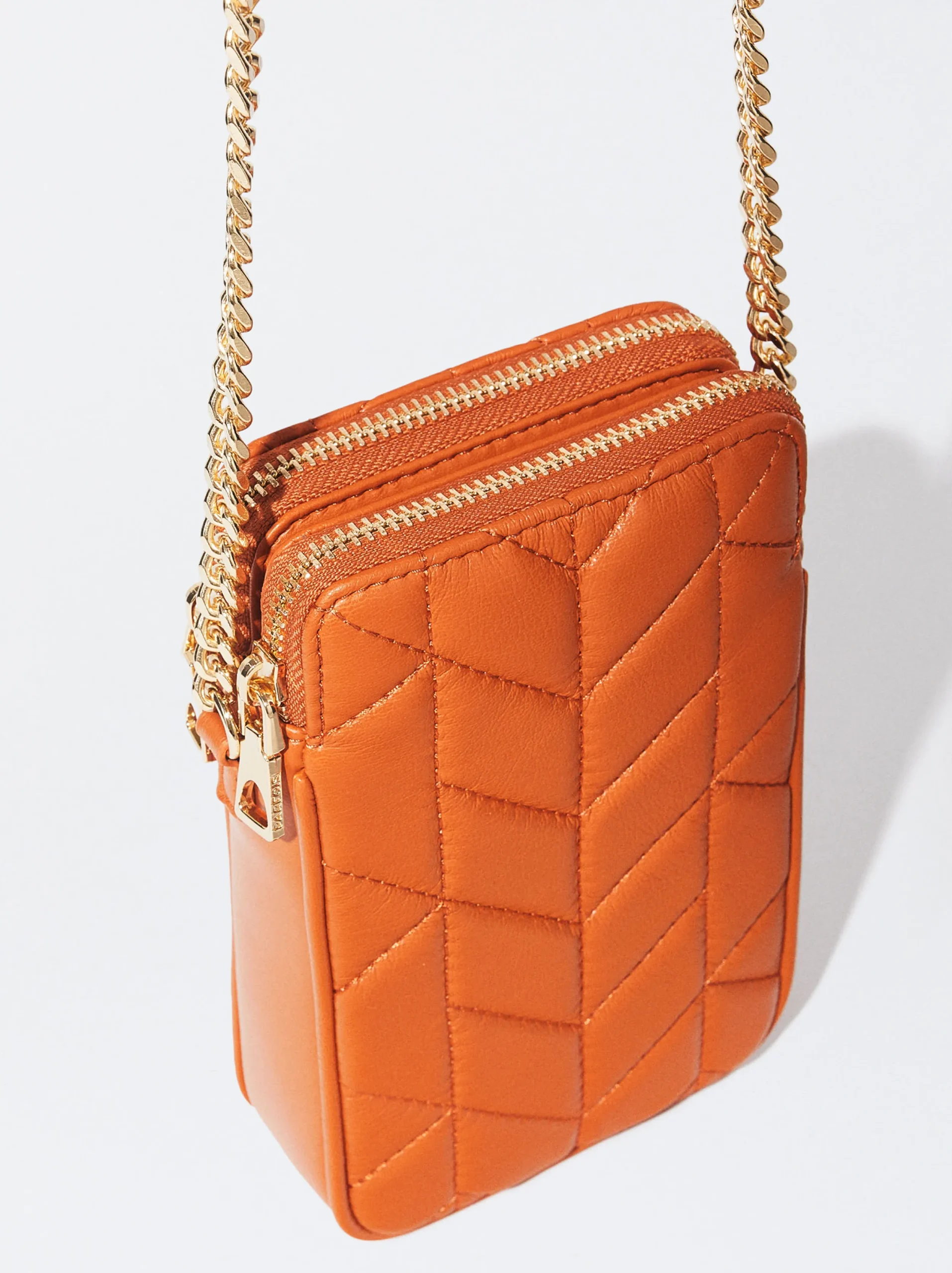 PARFOIS Bolso Para Móvil Acolchado Naranja Cheap
