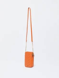 PARFOIS Bolso Para Móvil Acolchado Naranja Cheap