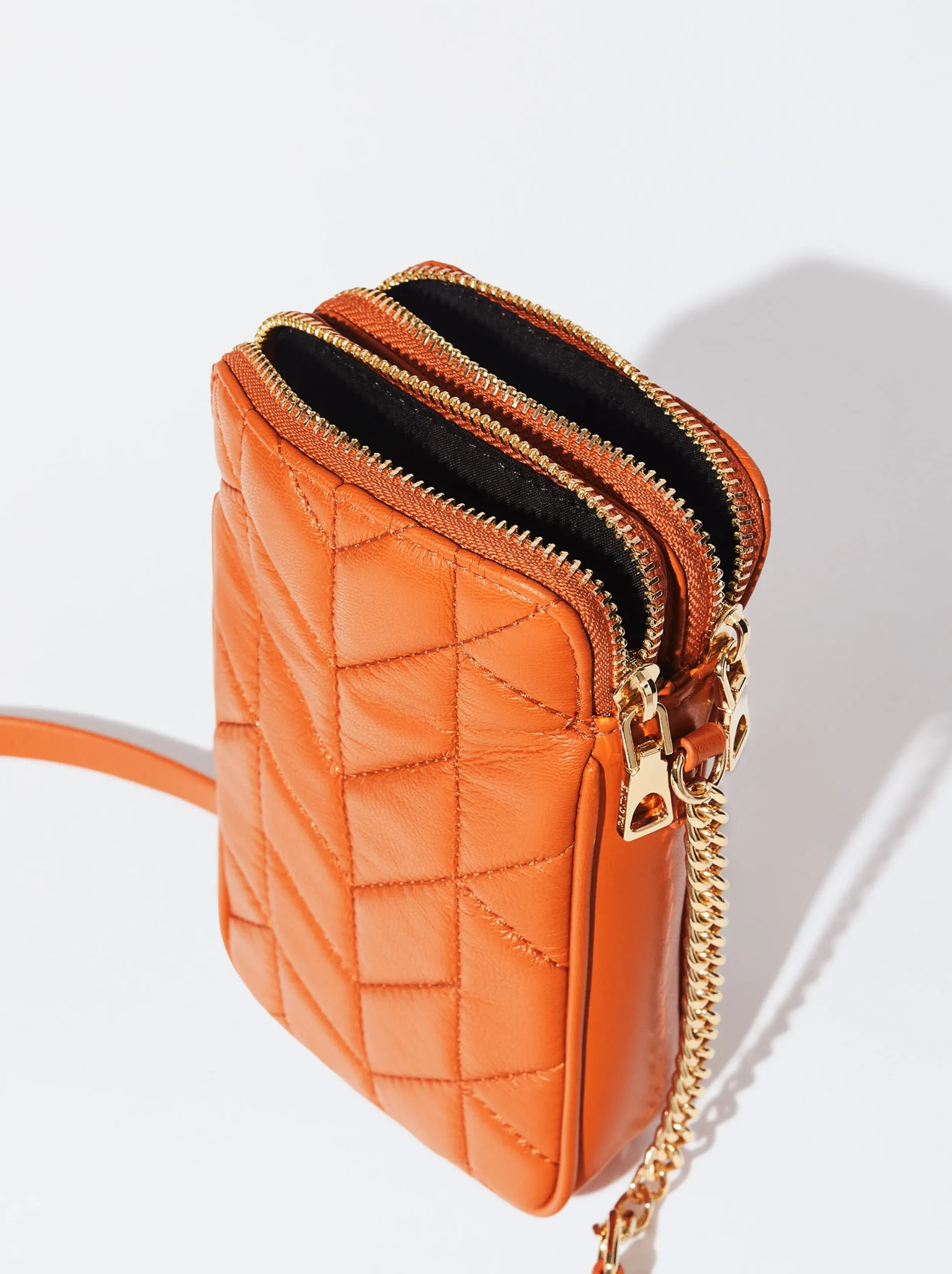 PARFOIS Bolso Para Móvil Acolchado Naranja Cheap