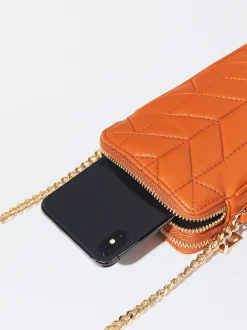 PARFOIS Bolso Para Móvil Acolchado Naranja Cheap