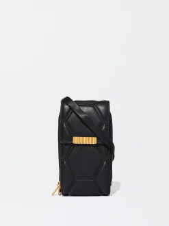 PARFOIS Bolso Para Móvil Acolchado Negro Store