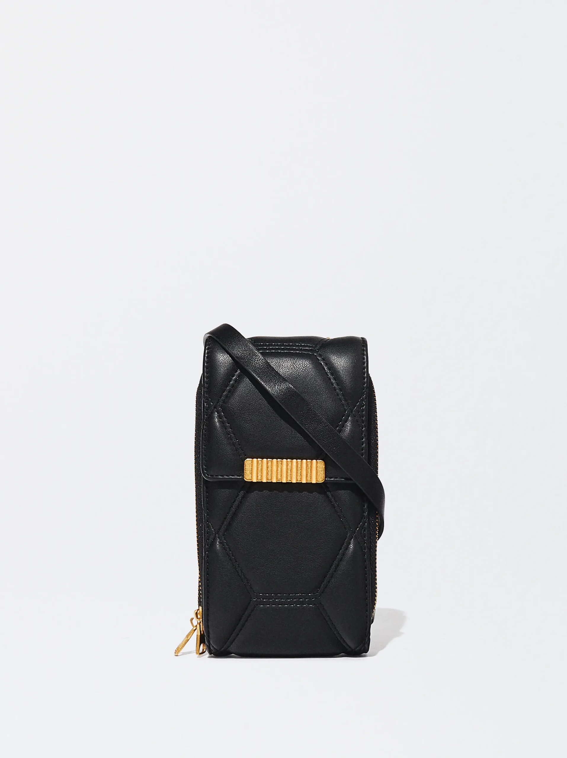 PARFOIS Bolso Para Móvil Acolchado Negro Store