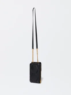 PARFOIS Bolso Para Móvil Acolchado Negro Store