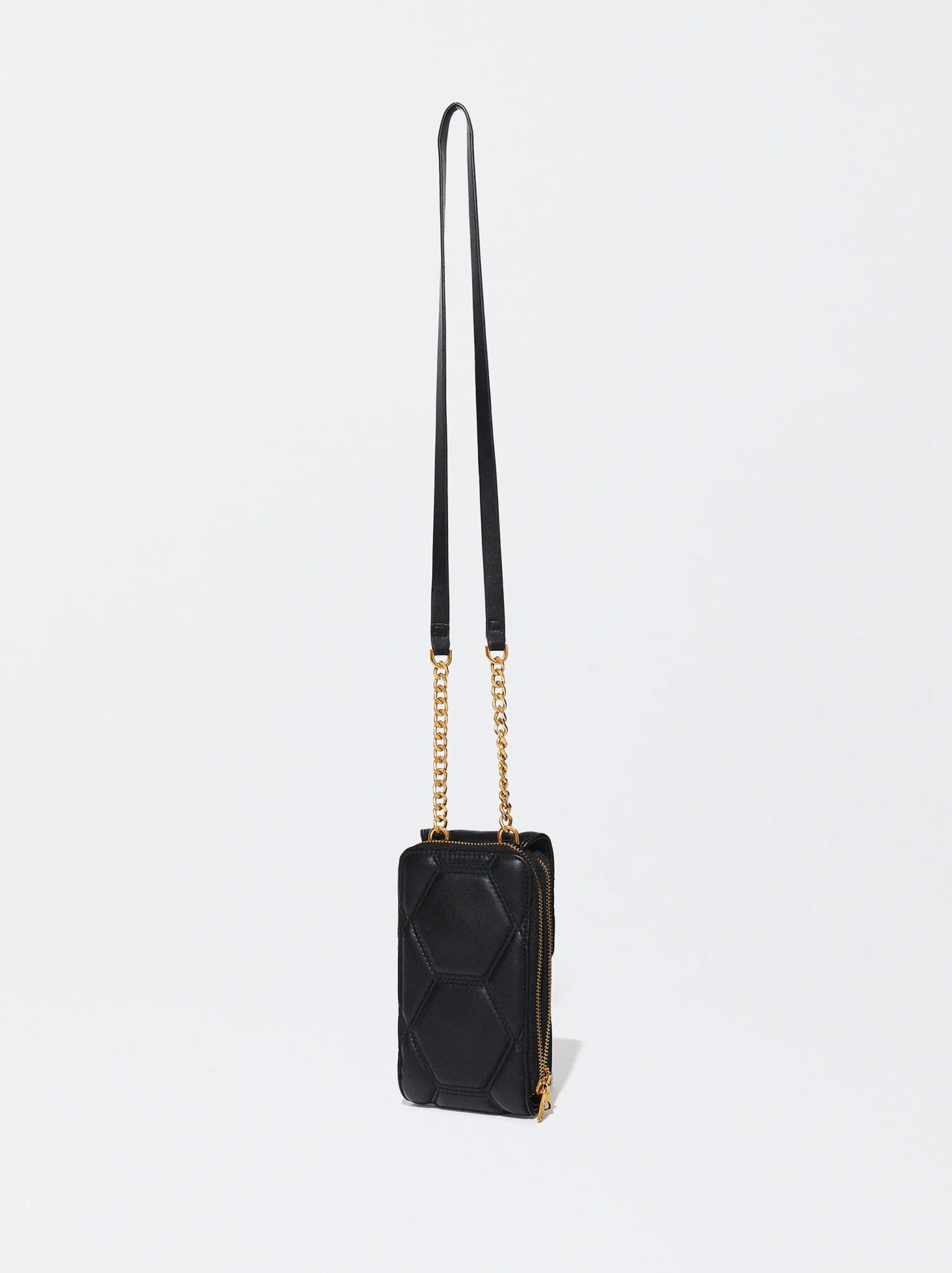 PARFOIS Bolso Para Móvil Acolchado Negro Store