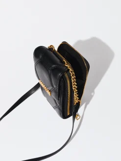 PARFOIS Bolso Para Móvil Acolchado Negro Store