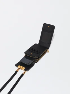 PARFOIS Bolso Para Móvil Acolchado Negro Store