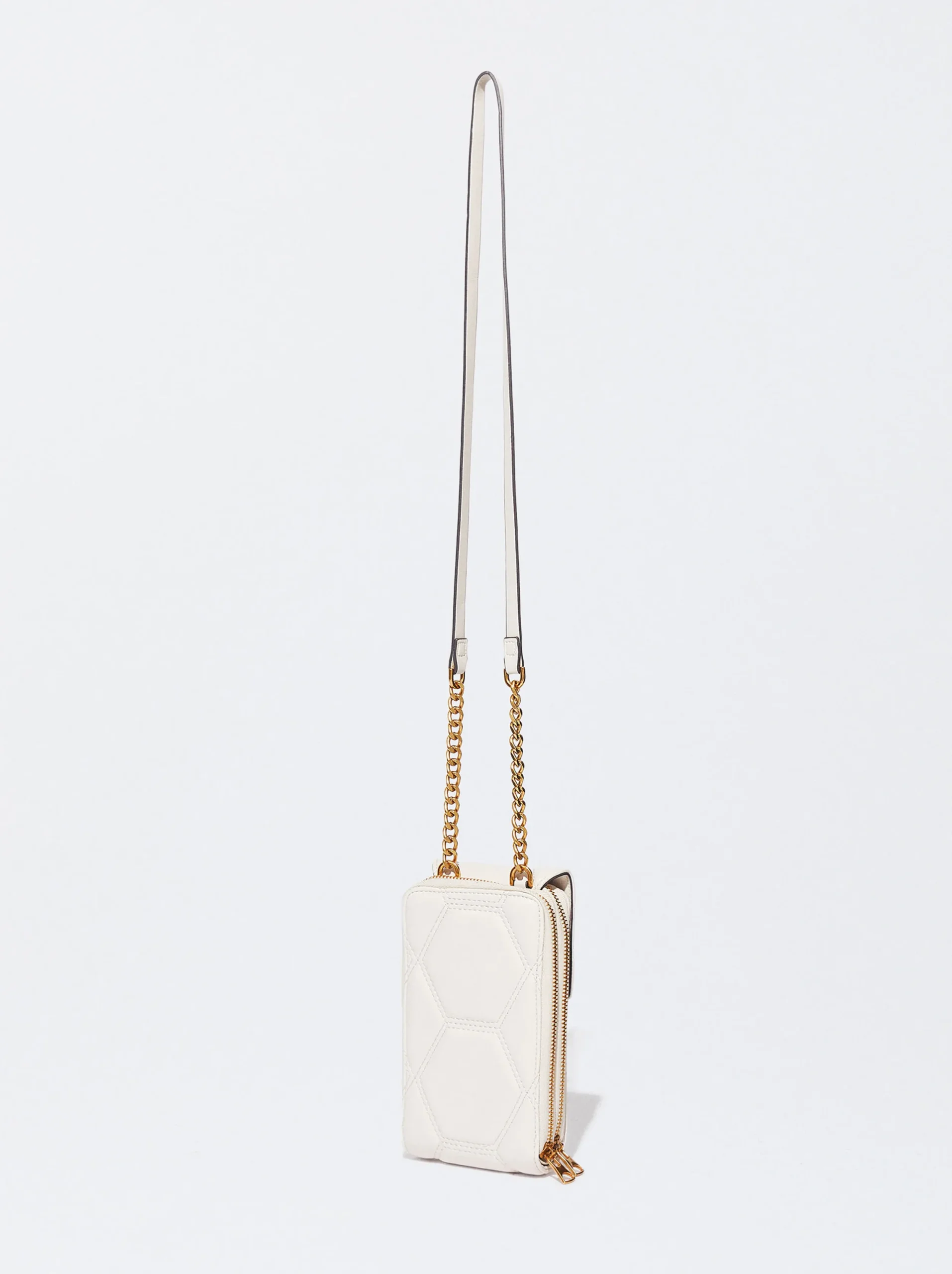 PARFOIS Bolso Para Móvil Acolchado Beige Discount