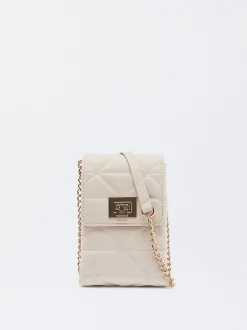 PARFOIS Bolso Para Móvil Acolchado Beige Shop