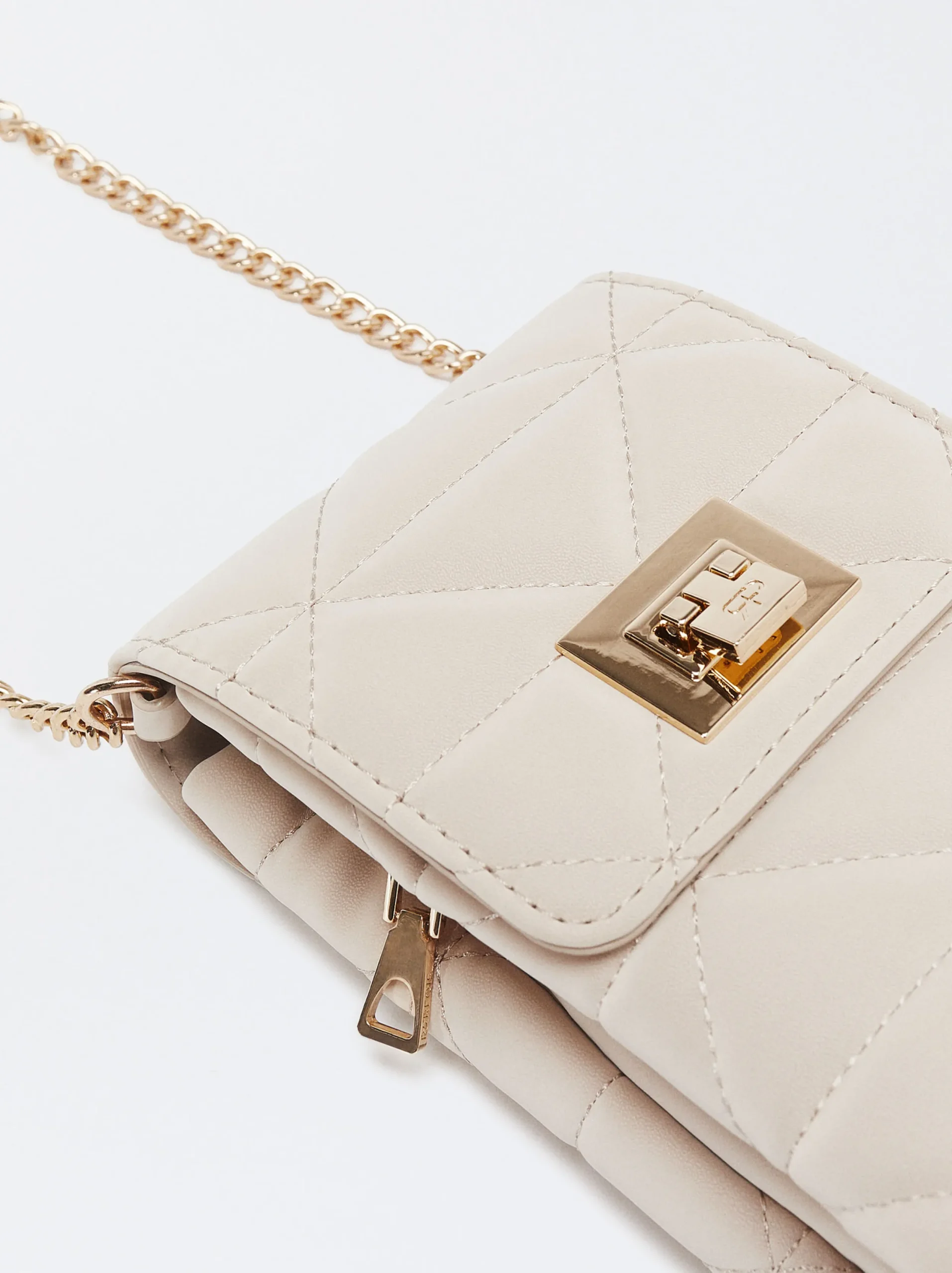 PARFOIS Bolso Para Móvil Acolchado Beige Shop